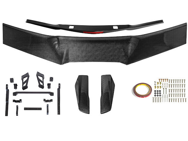 *BLEMISHED-DISCOUNTED* 2014-2019 C7 Corvette - Carbon Fiber "ZR1 Conversion" High Rear Spoiler / Wing Package